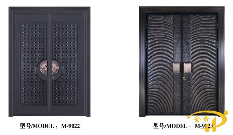 别墅铜门的门头设计带来与众不同的效果